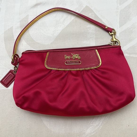 COACH SATIN WRISTLET - Picture 2 of 15